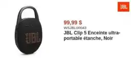 Canada Computers JBL Clip 5 Enceinte ultra-portable étanche, Noir offer