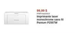 Canada Computers Pantum imprimante laser monochrome sans fil P2507W offer