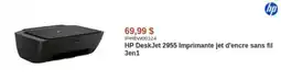 Canada Computers Hp deskjet 2955 imprimante jet d'encre sans fil 3en1 offer
