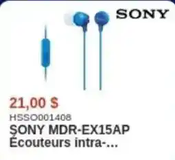 Canada Computers Sony écouteurs intra-auriculaires offer
