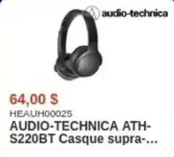 Canada Computers Audio-technica ath-s220bt casque supra-... offer