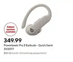 Staples beats powerbeats pro 2 earbuds - quick sand offer