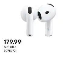 Staples Apple AirPods 4 offer