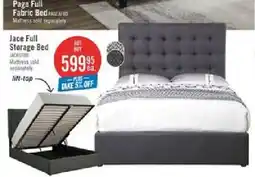 The Brick Page Full Fabric Bed offer