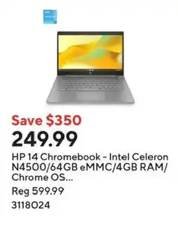 Staples Hp 14 chromebook offer