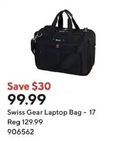 Staples Swiss Gear Laptop Bag offer