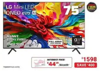 LG Mini LED QNED evo AI