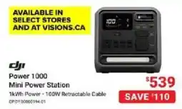 Visions Electronics dji power 1000 mini power station offer