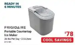 Visions Electronics Frigidaire portable countertop ice maker offer