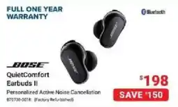 Visions Electronics Bose QuietComfort Earbuds II offer