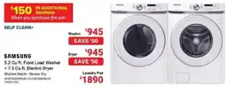 Visions Electronics Samsung laundry pair offer