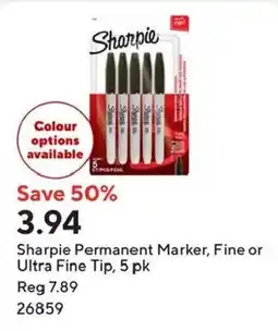 Staples Sharpie Permanent Marker offer