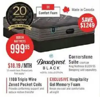 Beautyrest Black Cornerstone Suite Queen Mattress