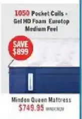 The Brick Minden Queen Mattress offer