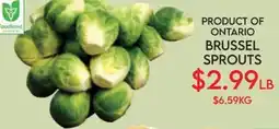 Fiesta Farms Brussel sprouts offer