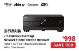 Visions Electronics Yamaha 7.2-Channel Aventage Network Home Theatre Receiver offer