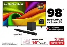 Visions Electronics LG NU850BPUB 4K Smart TV offer