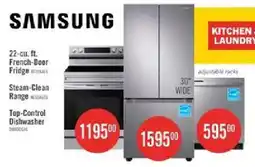 The Brick Samsung 22-cu. ft. French-Door Fridge offer