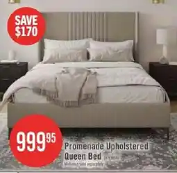 The Brick Promenade Upholstered Queen Bed offer