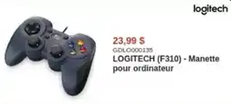 Canada Computers Logitech (F310) - Manette pour ordinateur offer