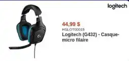 Canada Computers Logitech g432 - casque-micro filaire offer