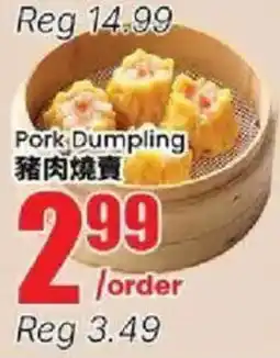 Btrust Supermarket Pork Dumpling offer