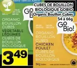 Supermarché PA Go Bio organic bouillon cubes offer