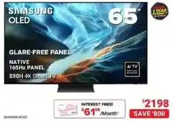 Visions Electronics Samsung 65" S90H 4K Smart TV offer