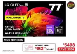 Visions Electronics LG OLED evo AI offer