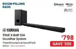 Visions Electronics Yamaha true x bar 50a soundbar system offer