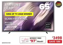 Visions Electronics Samsung OLED 65 offer