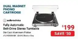 Visions Electronics audio-technica Fully Automatic Belt-Drive Stereo Turntable offer