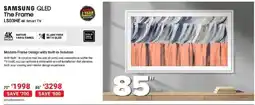Visions Electronics Samsung QLED The Frame LS03HE 4K Smart TV offer