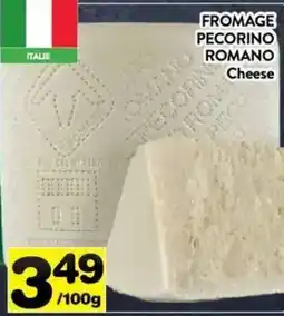 Supermarché PA Fromage pecorino romano cheese offer