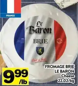 Supermarché PA Le Baron brie offer
