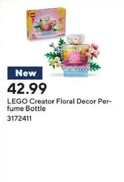 Staples LEGO Creator Floral Decor Perfume Bottle offer
