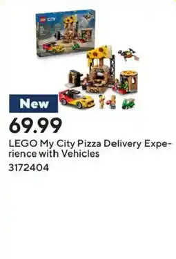 Staples LEGO My City Pizza Delivery Experience with Vehicles offer