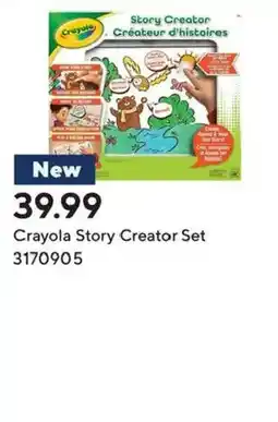 Staples Crayola Story Creator Set offer
