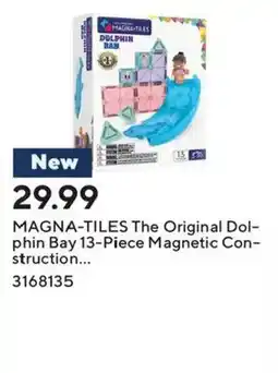 Staples Magna-tiles the original dolphin bay 13-piece magnetic construction offer