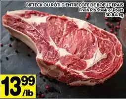 Supermarché PA Fresh Rib Steak or Roast offer