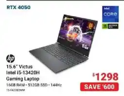Visions Electronics hp 15.6" victus intel i5-13420h gaming laptop offer
