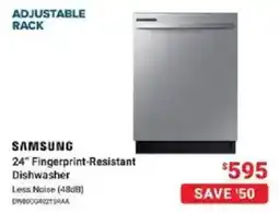 Visions Electronics Samsung 24" Fingerprint-Resistant Dishwasher offer