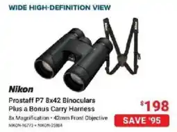 Visions Electronics Nikon Prostaff P7 8x42 Binoculars offer