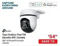 Visions Electronics Tp-link Tapo Outdoor Pan/Tilt Security WiFi Camera offer