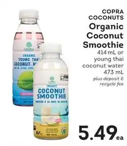 Market Place IGA Copra Coconuts Organic Coconut Smoothie offer