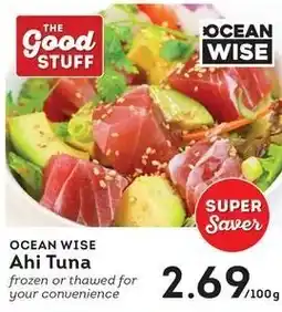 Market Place IGA Ocean Wise Ahi Tuna offer