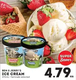 Market Place IGA Ben & Jerry's ice cream offer