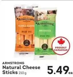 Market Place IGA Armstrong natural cheese sticks offer