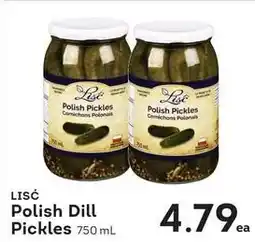 Market Place IGA LisC Polish Dill Pickles offer