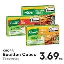 Market Place IGA Knorr Bouillon Cubes offer